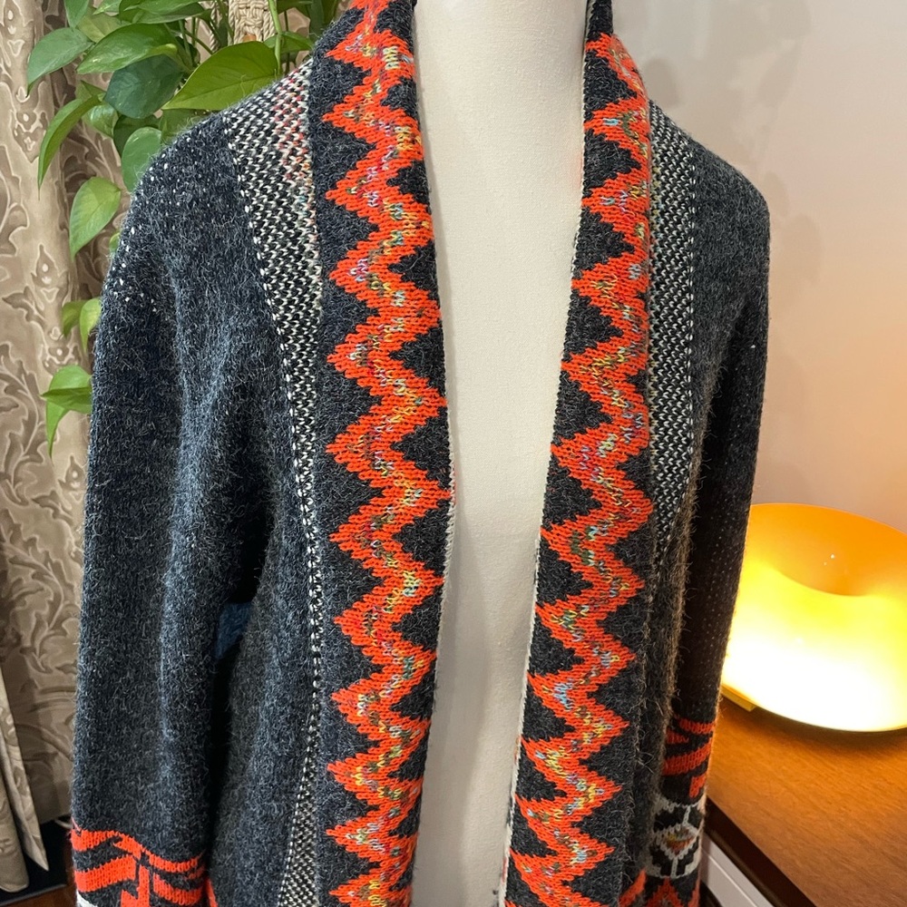 Patterned Knit Duster - Picture 2 of 6